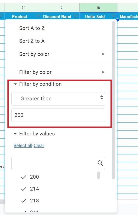 Number Filters