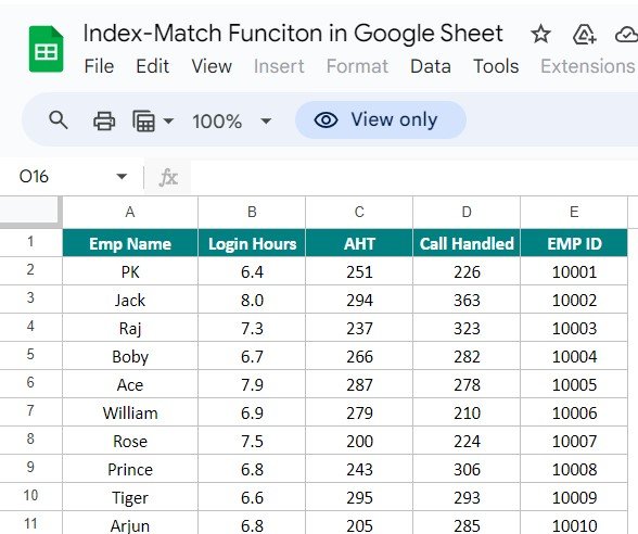 Double MATCH with INDEX Function