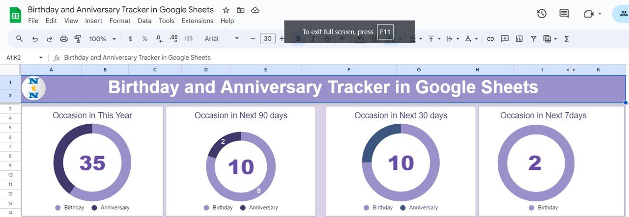 Birthday and Anniversary Tracker