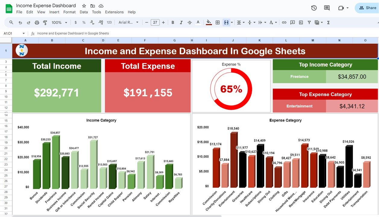 Income Expense Dashboard