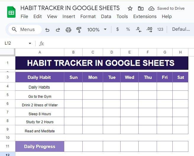 Habit Tracker