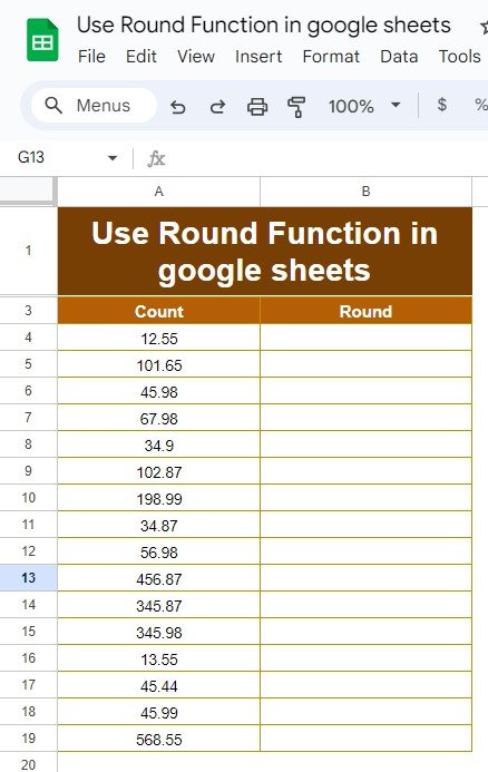 ROUND Function