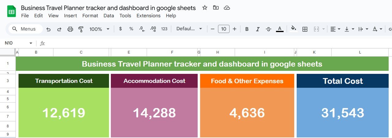 Business Travel Planner