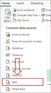 Power BI to Web