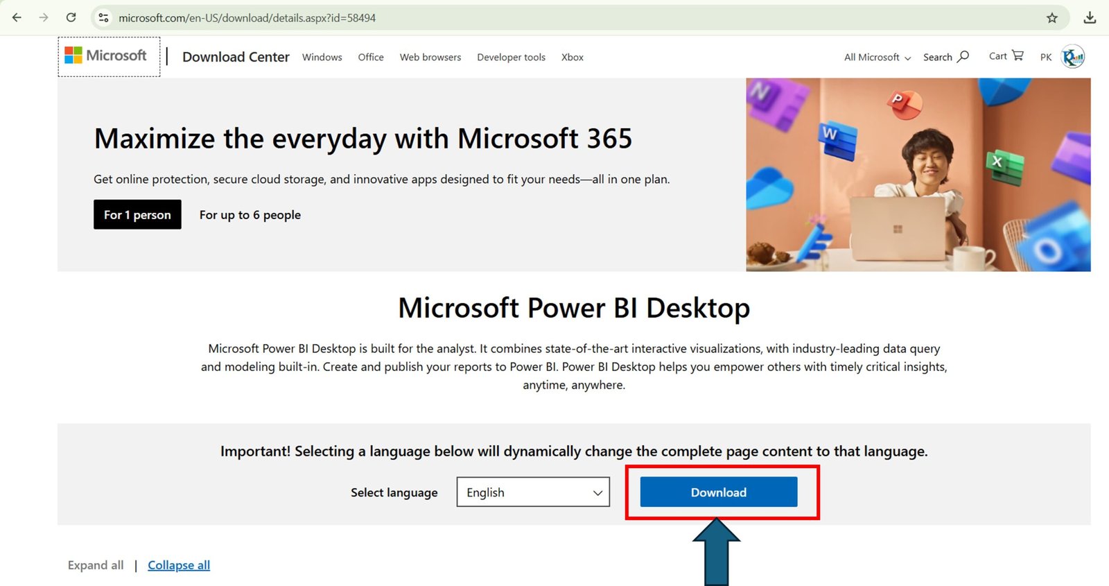 Install Power BI Desktop