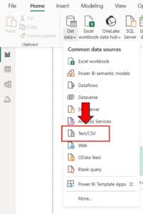 Text/CSV Connectivity in Power BI