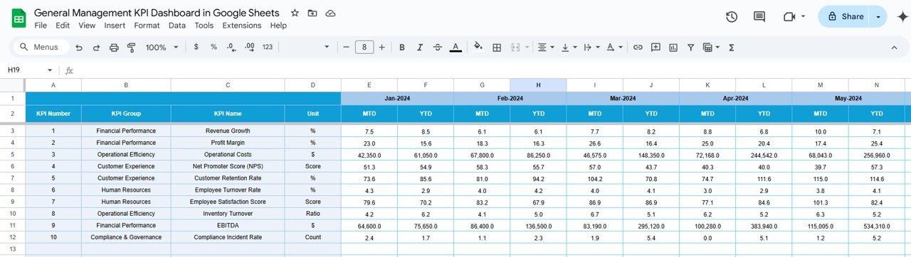 Target Sheet Tab