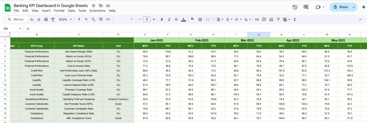 Previous Year Number Sheet Tab