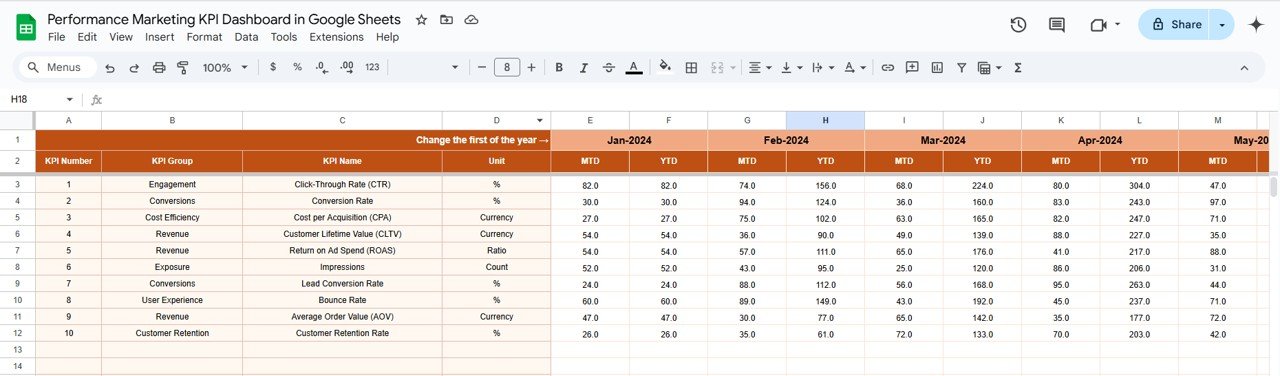 Actual Number Sheet Tab