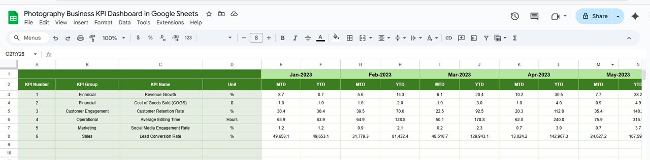 Previous Year Number Sheet Tab