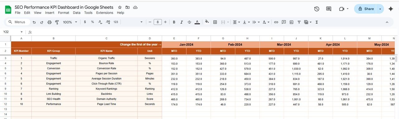 Actual Number Sheet Tab