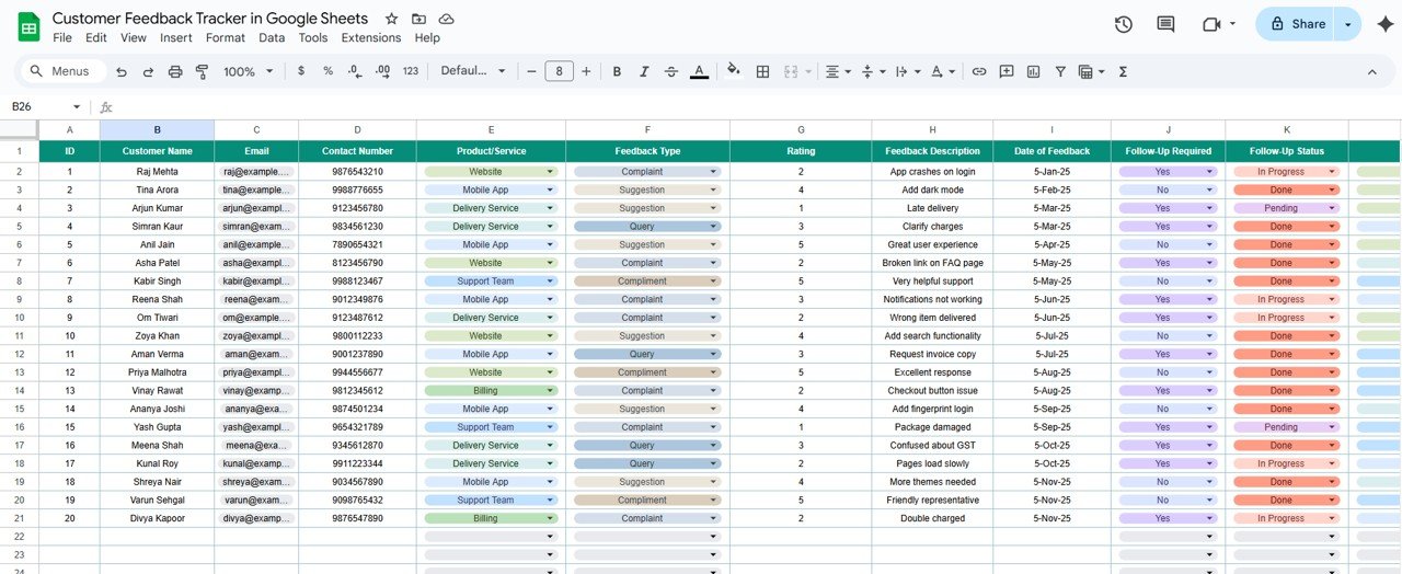 Data Sheet Tab