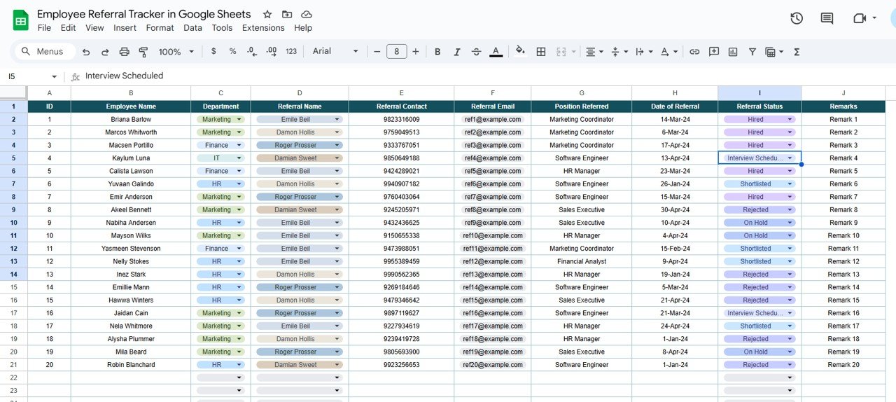 Data Sheet Tab