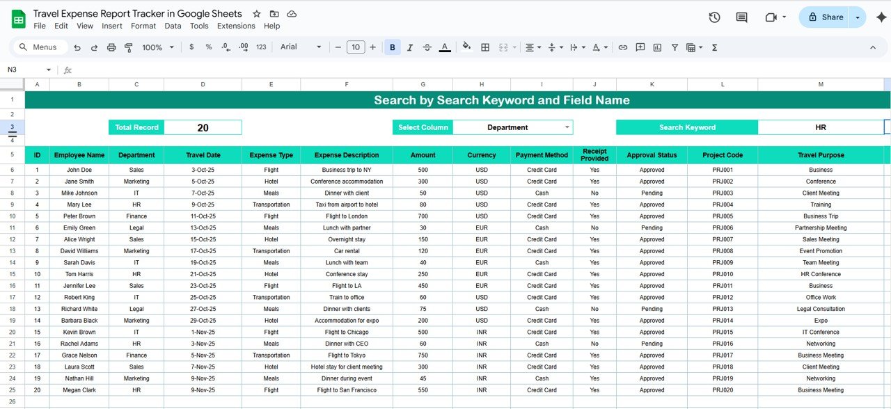 Search Functionality