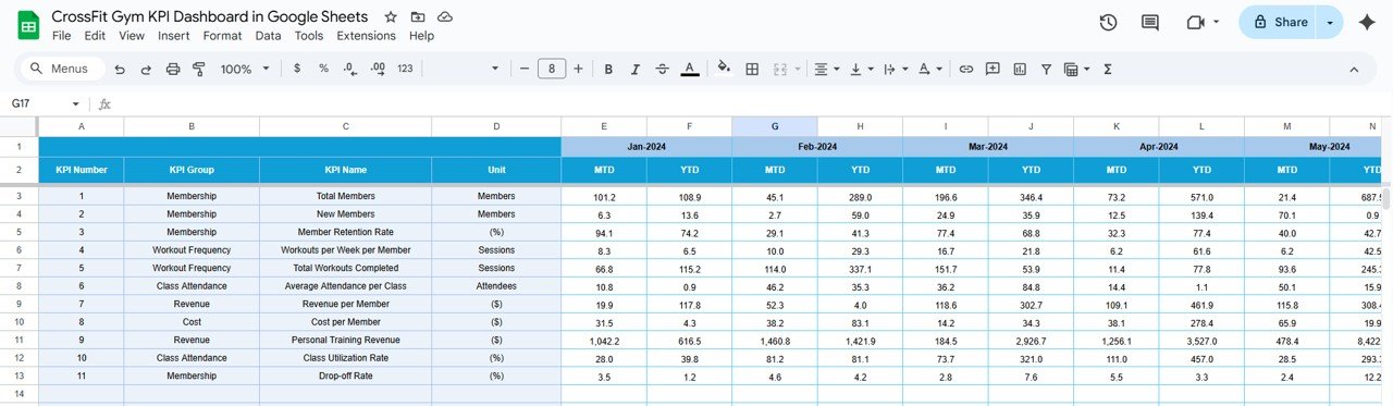 Target Sheet Tab