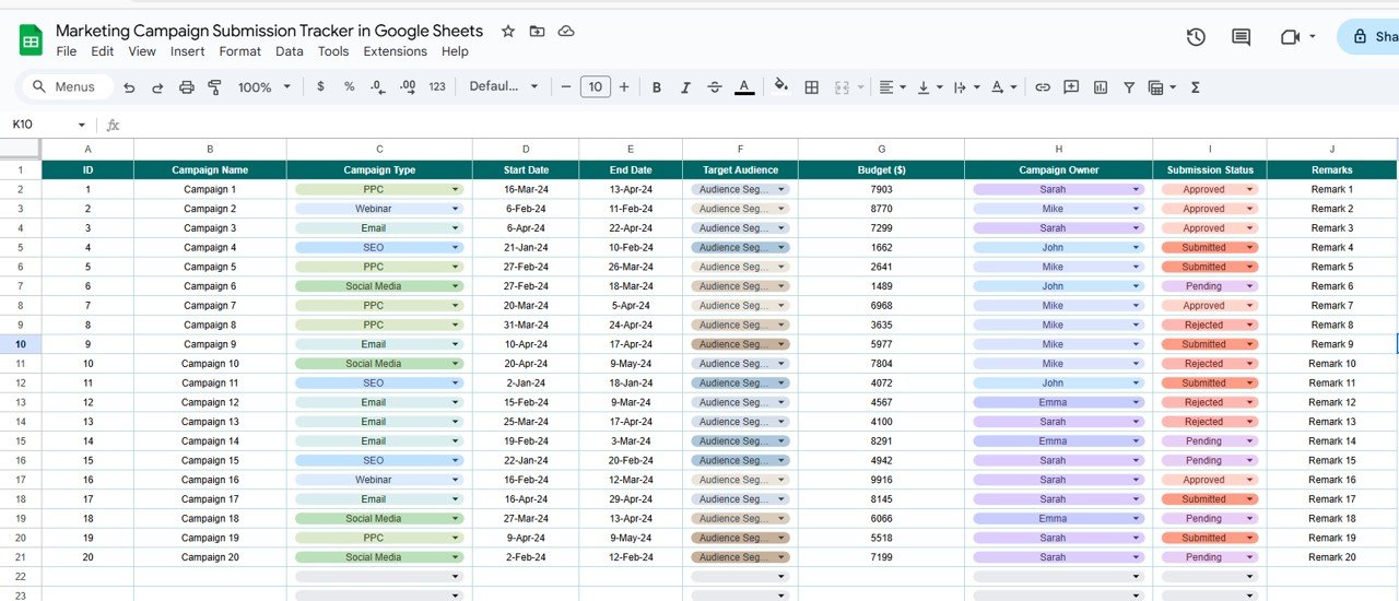 Data Sheet Tab