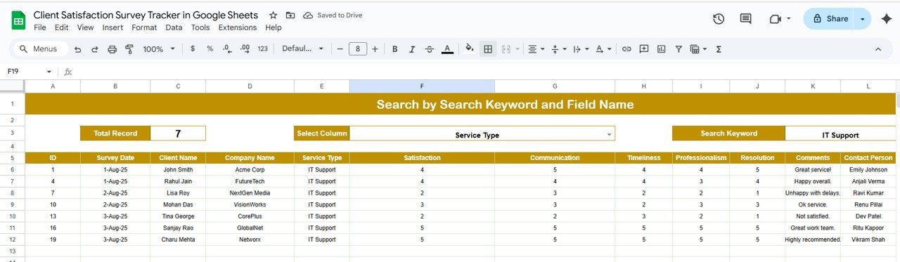 Search Functionality