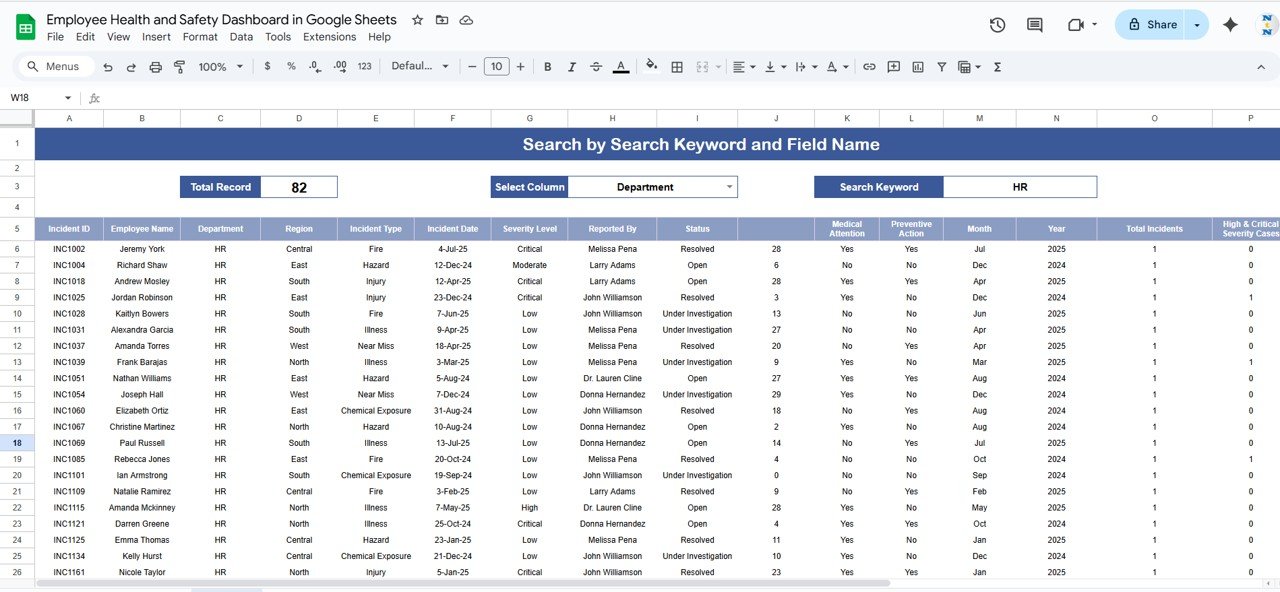 Search Function