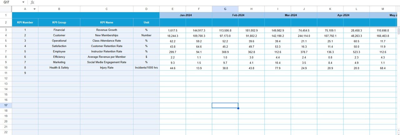 Target Sheet Tab