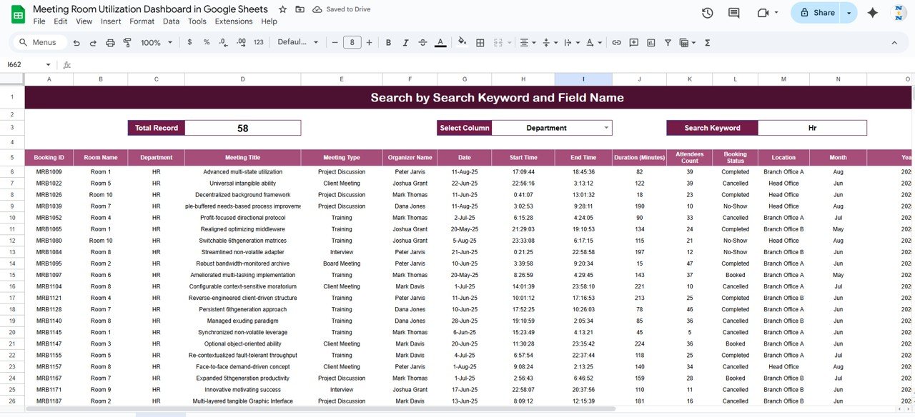 Search Sheet Tab
