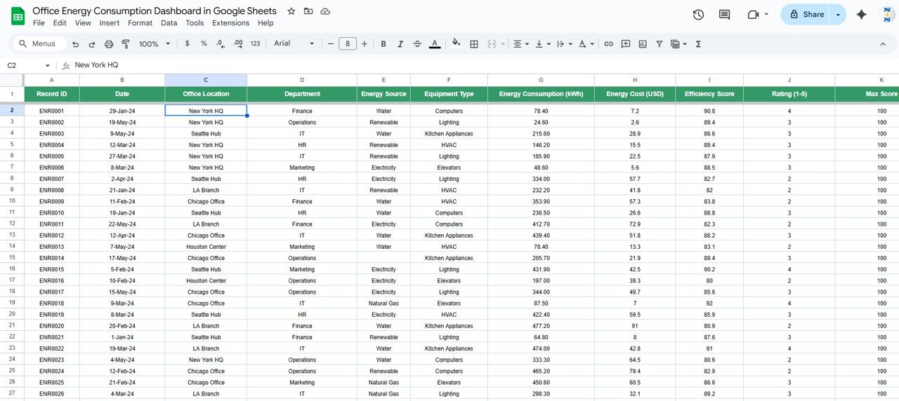 Data Sheet Tab