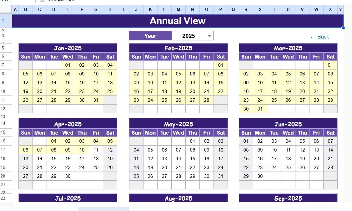 Trade Show & Conference Calendar in Google Sheets