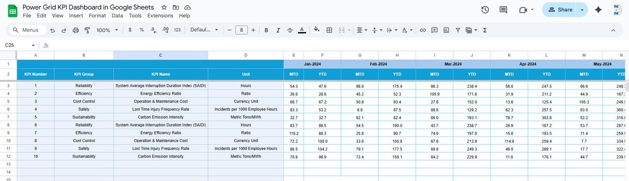  Target Number Sheet Tab