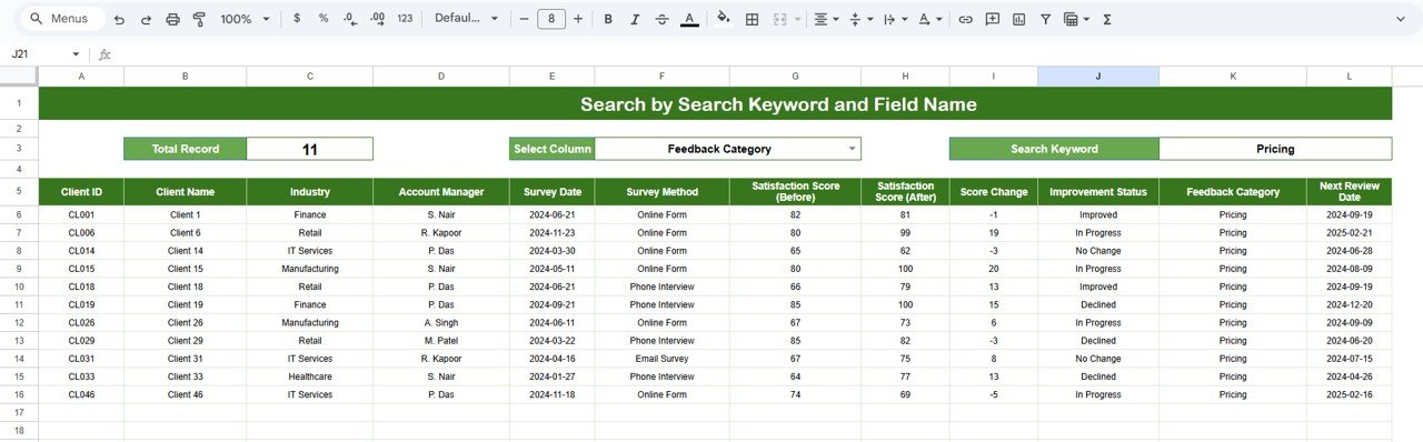 Search Functionality
