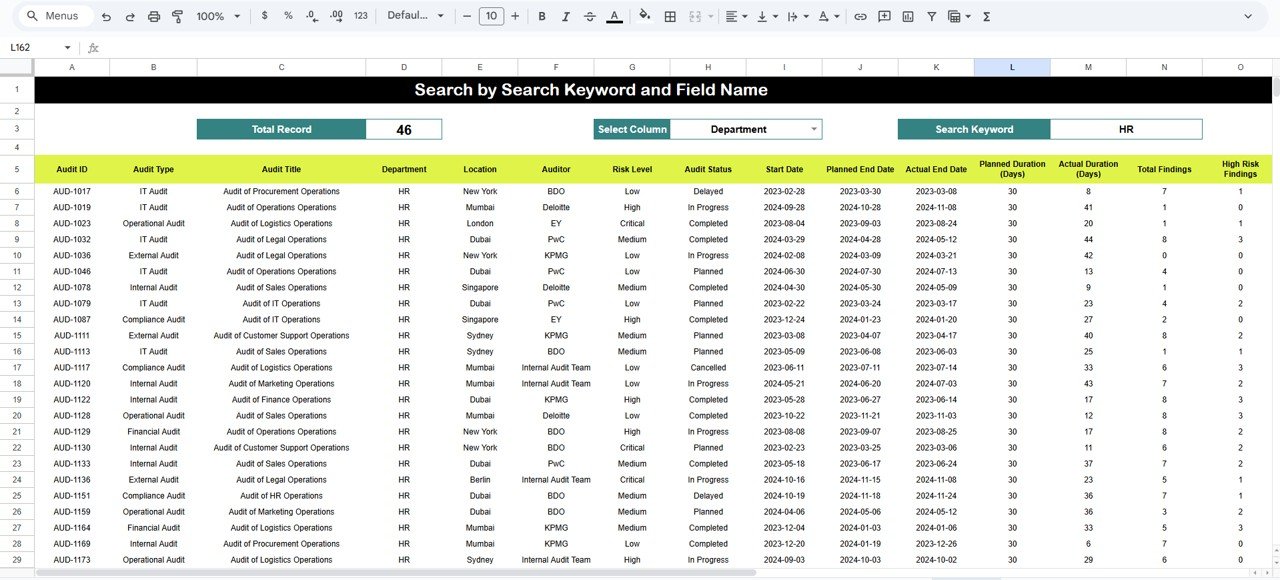 Search Functionality