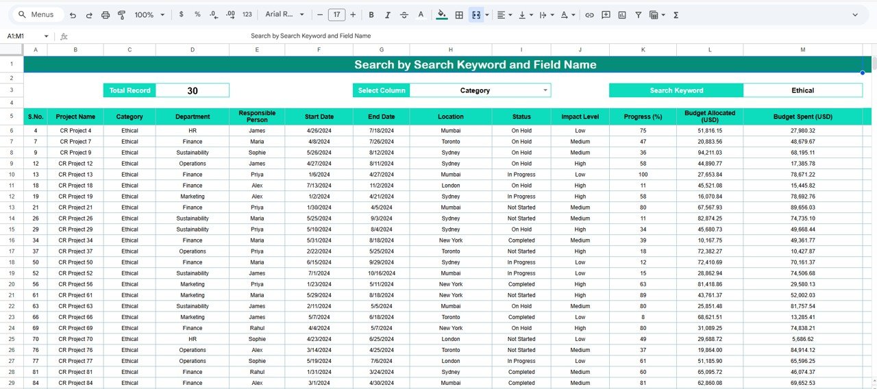 Search Functionality
