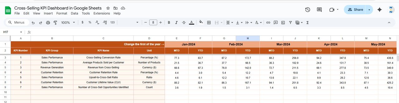 Actual Number Sheet Tab