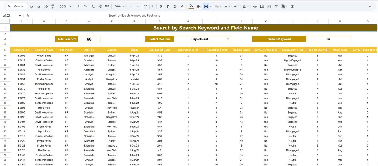 Search Functionality