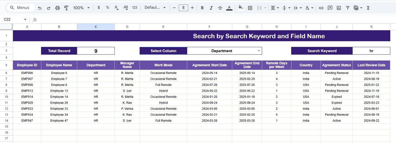 Search Functionality