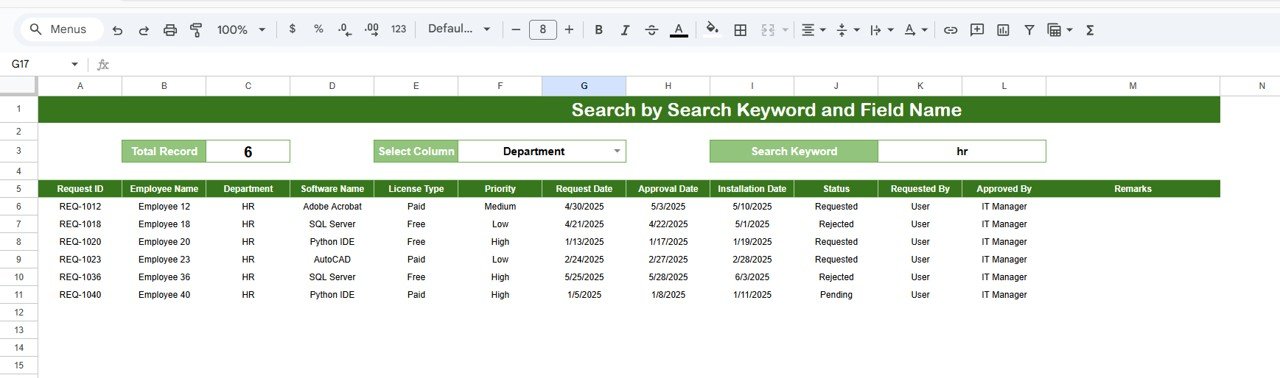  Search Functionality