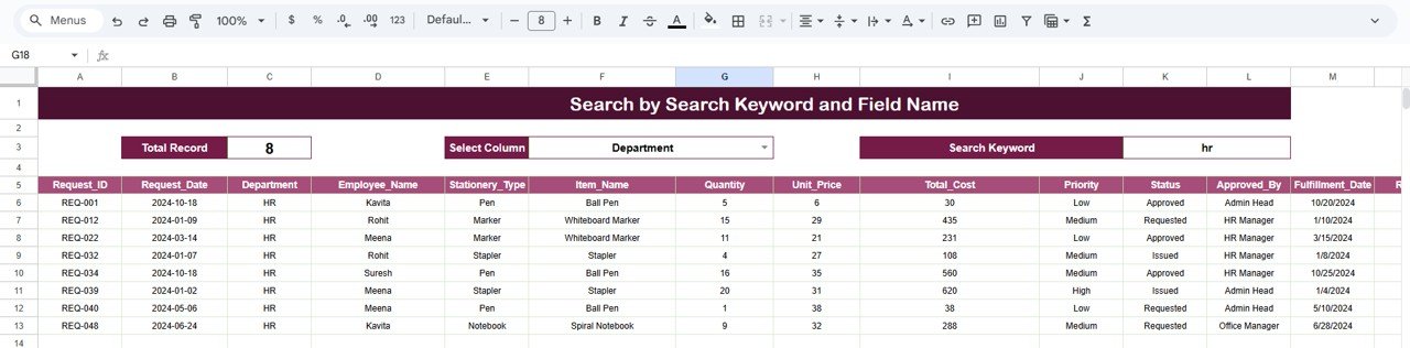 Search Functionality