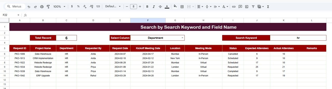 Search Functionality