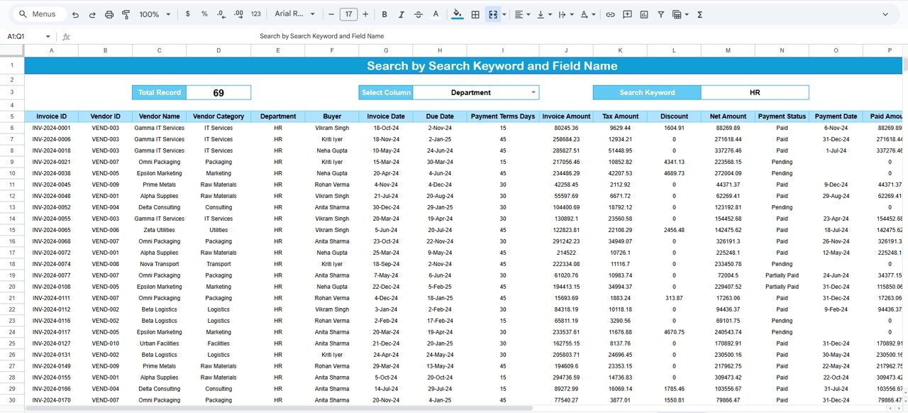 Search Functionality