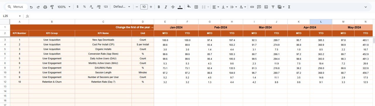  Actual Number Sheet Tab
