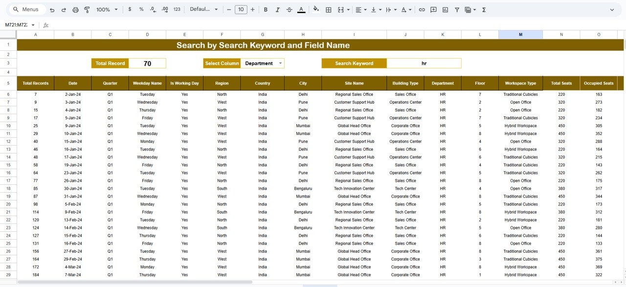  Search & Detailed Data View