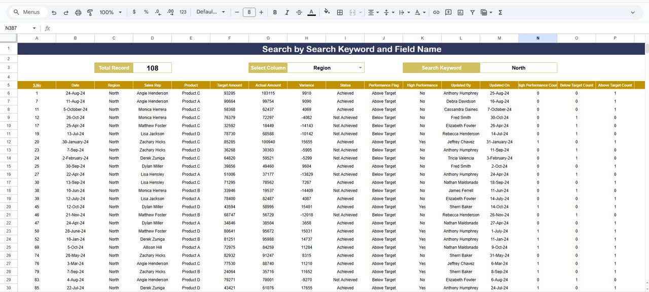 Search and Detailed Records