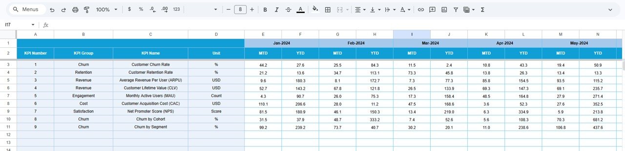 Target Number Input Sheet