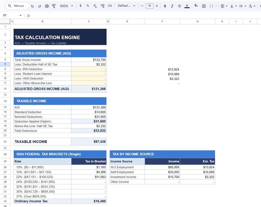 Tax Calculation Engine