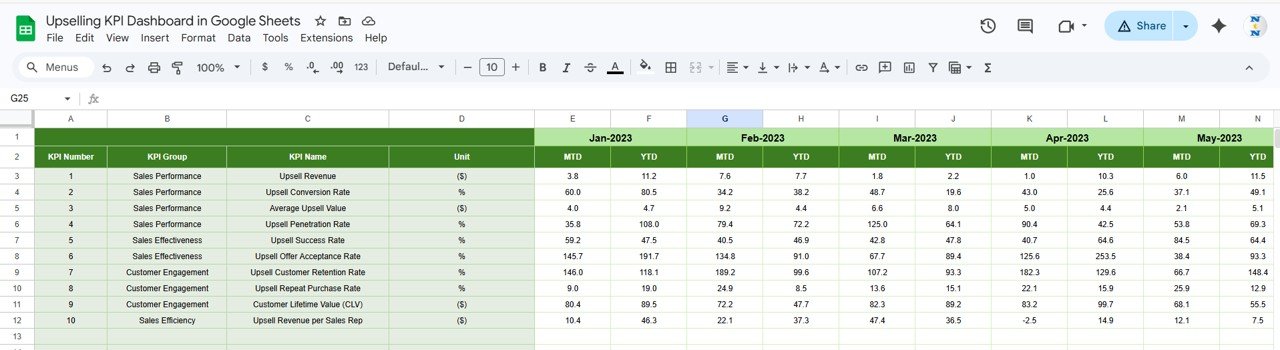 Previous Year Number Sheet Tab